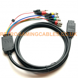 Super Nintendo NTSC / Super Famicom RGBS BNC cable